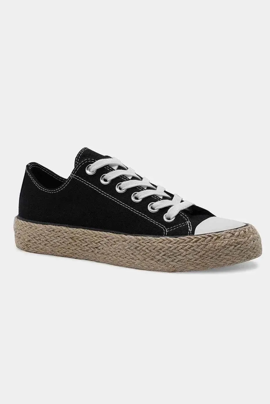 Beast Comprehensive range Sneakers Espadrille Sole Up Fashion Super special Lace Woven