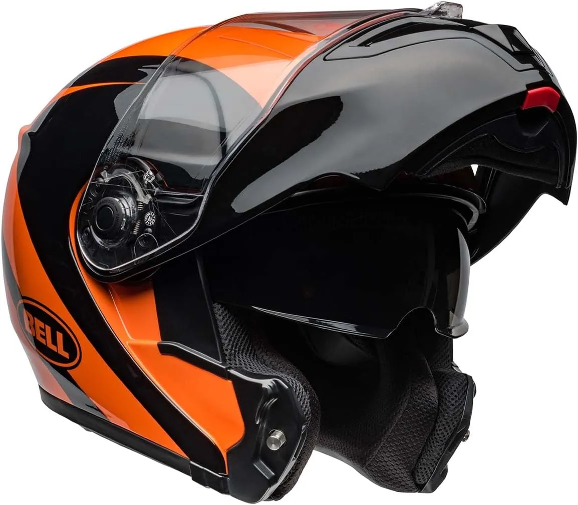 BELL SRT Modular Helmet (Gloss Velo Black/Orange - Large)