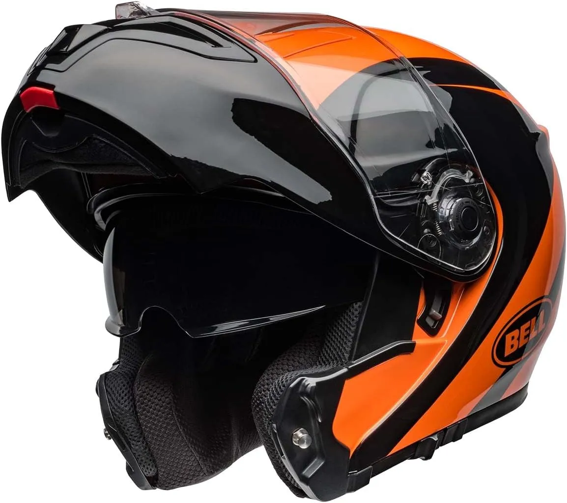 BELL SRT Modular Helmet (Gloss Velo Black/Orange - Large)