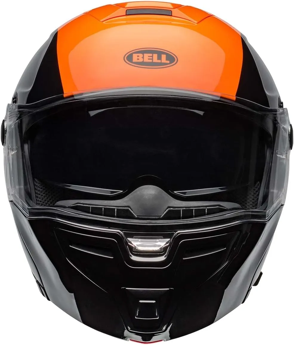 BELL SRT Modular Helmet (Gloss Velo Black/Orange - Large)
