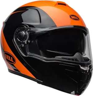 BELL SRT Modular Helmet (Gloss Velo Black/Orange - Large)