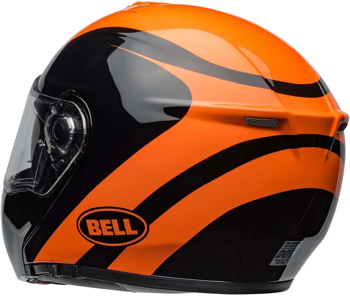 BELL SRT Modular Helmet (Gloss Velo Black/Orange - Large)