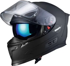 BEON Full Face Motorcycle Helmet, Street Bike Helmet with Clear&Tinted Visors and Multiple Vents, Motocross Casco DOT Approved for Adult Men Women