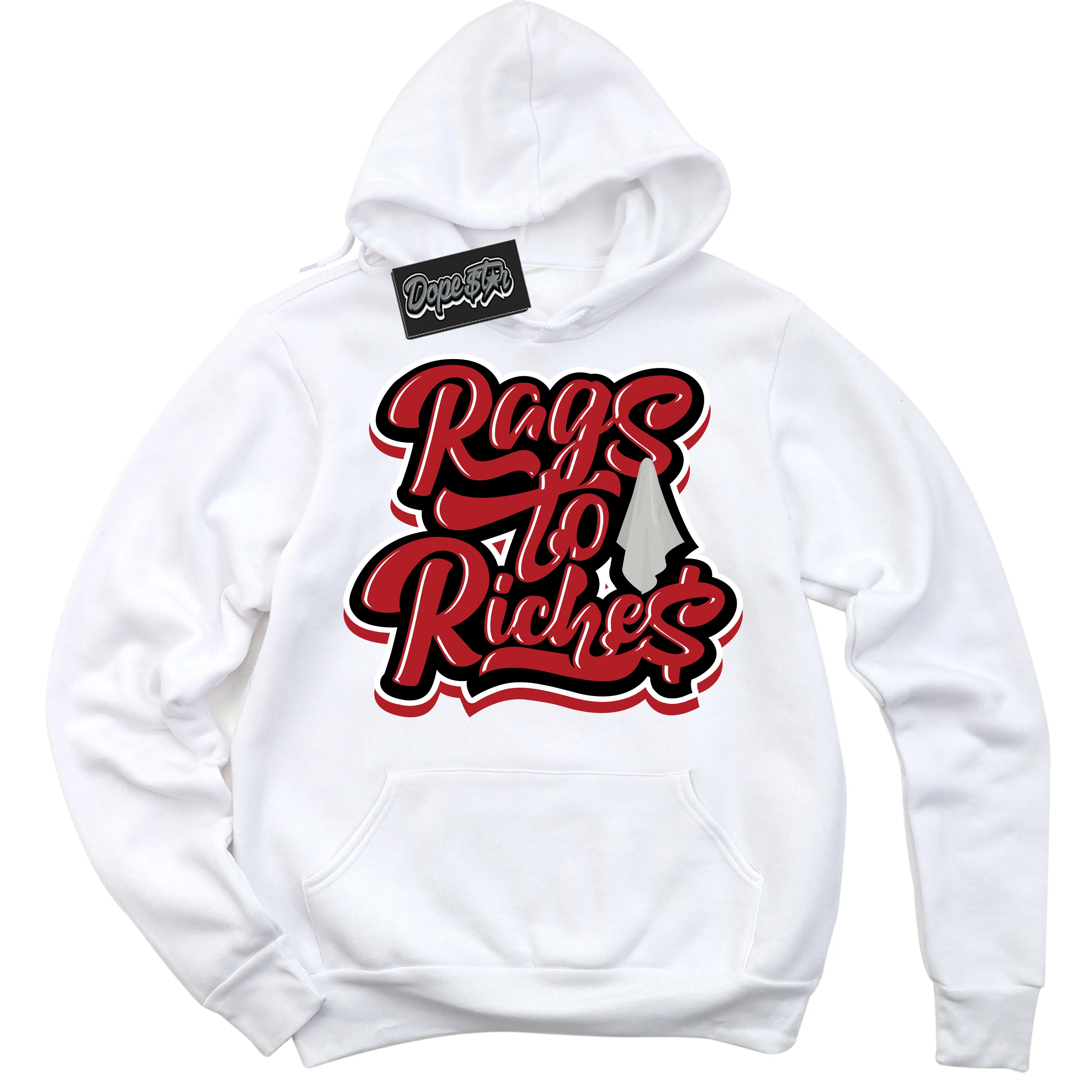 Black Toe Reimagined 1s Sneaker Hoodie Rags To Riches Graphic