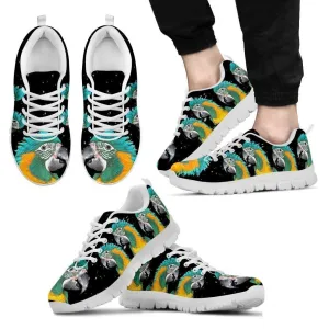 Blue-Threaded Macaw Running Shoes For Men-Free Shipping Limited Edition