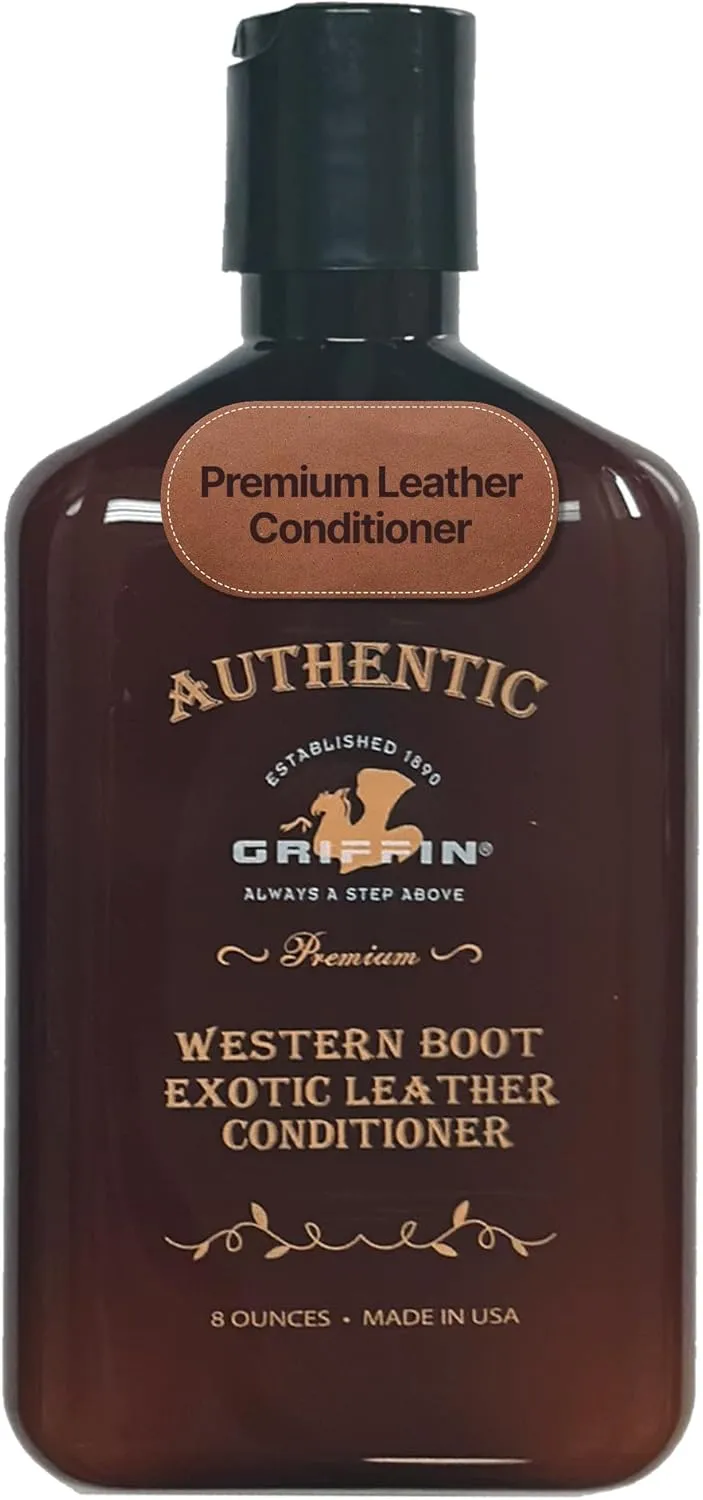 Boot Care Leather Conditioner – Non-Darkening, Softens & Protects Boots, Furniture, Jackets & More – Made in USA