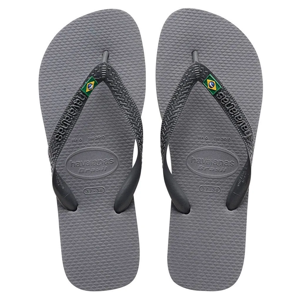 Brasil Flip Flops Steel Grey