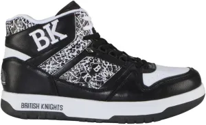British Knights Mens Kings Sl High Sneakers Shoes Casual - Black - Size 7.5 D