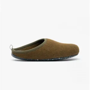Camper WABI Mens Mule Slippers Dark Green