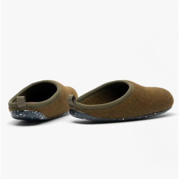 Camper WABI Mens Mule Slippers Dark Green