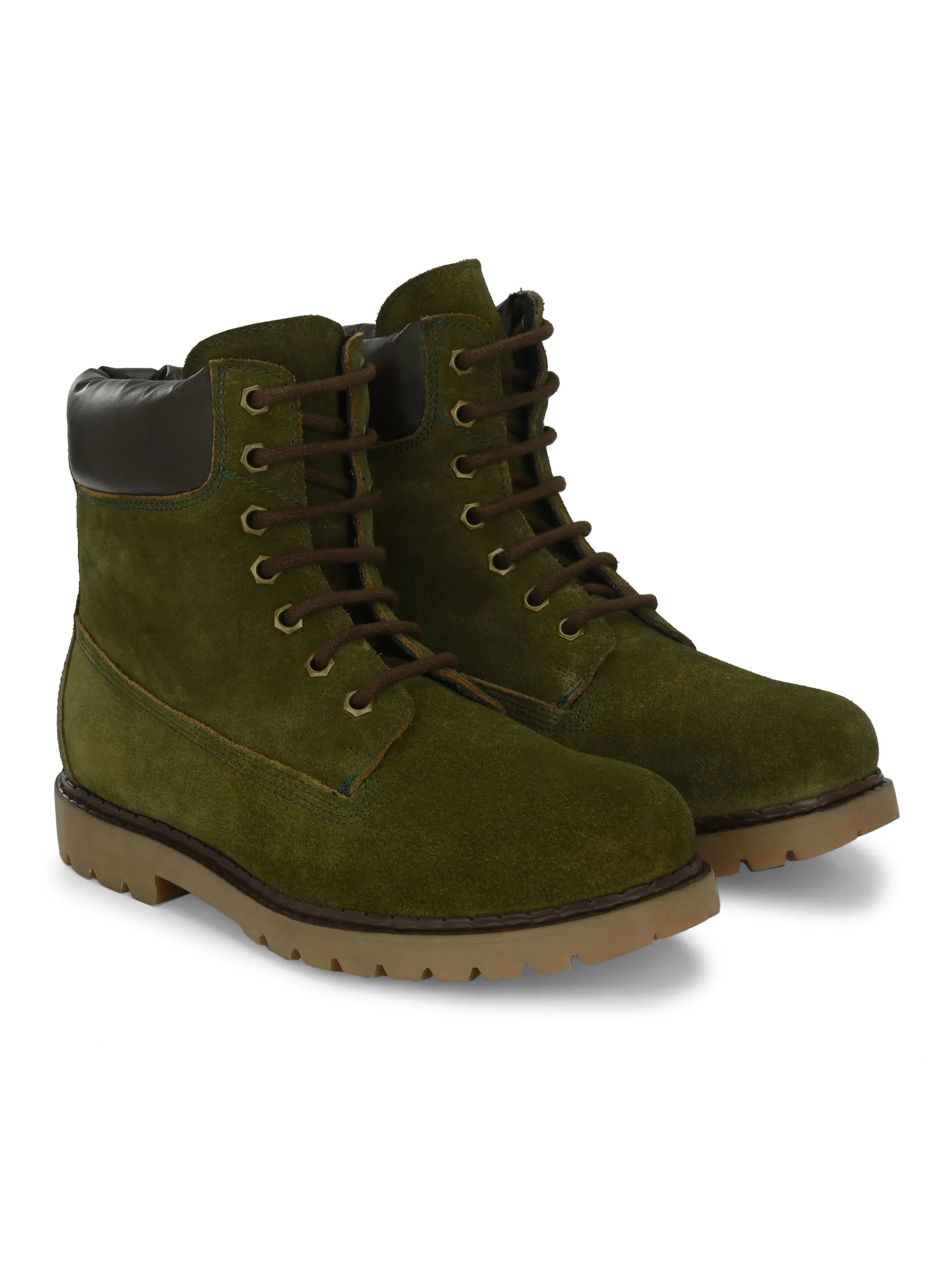 CARLO ROMANO BY WASAN SHOE GENUINE SUEDE LEATHER MEN'S ANKLE BOOT