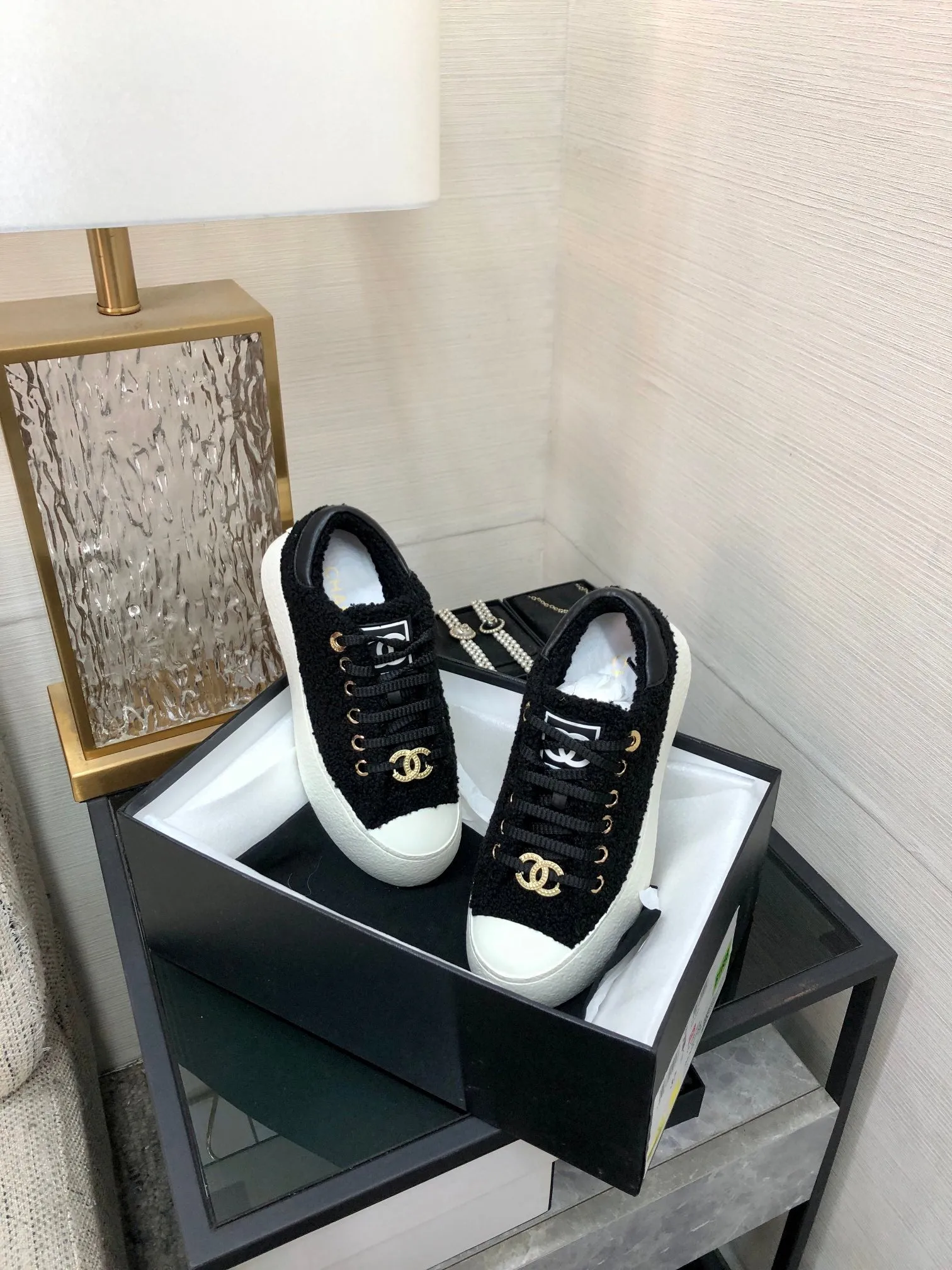 CC Low Sneaker Black Wool