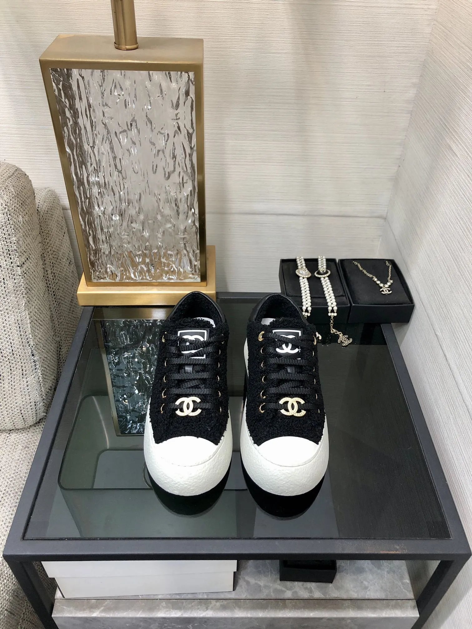 CC Low Sneaker Black Wool