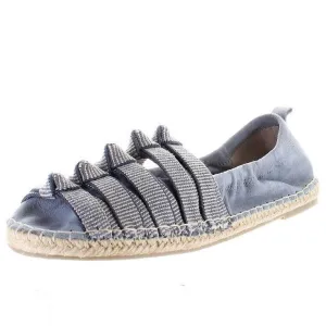 Cecelia Jeans Rounded York Womens New Slip Adjustable Loafers Blue Toe Candice On-demand shipping On Casual
