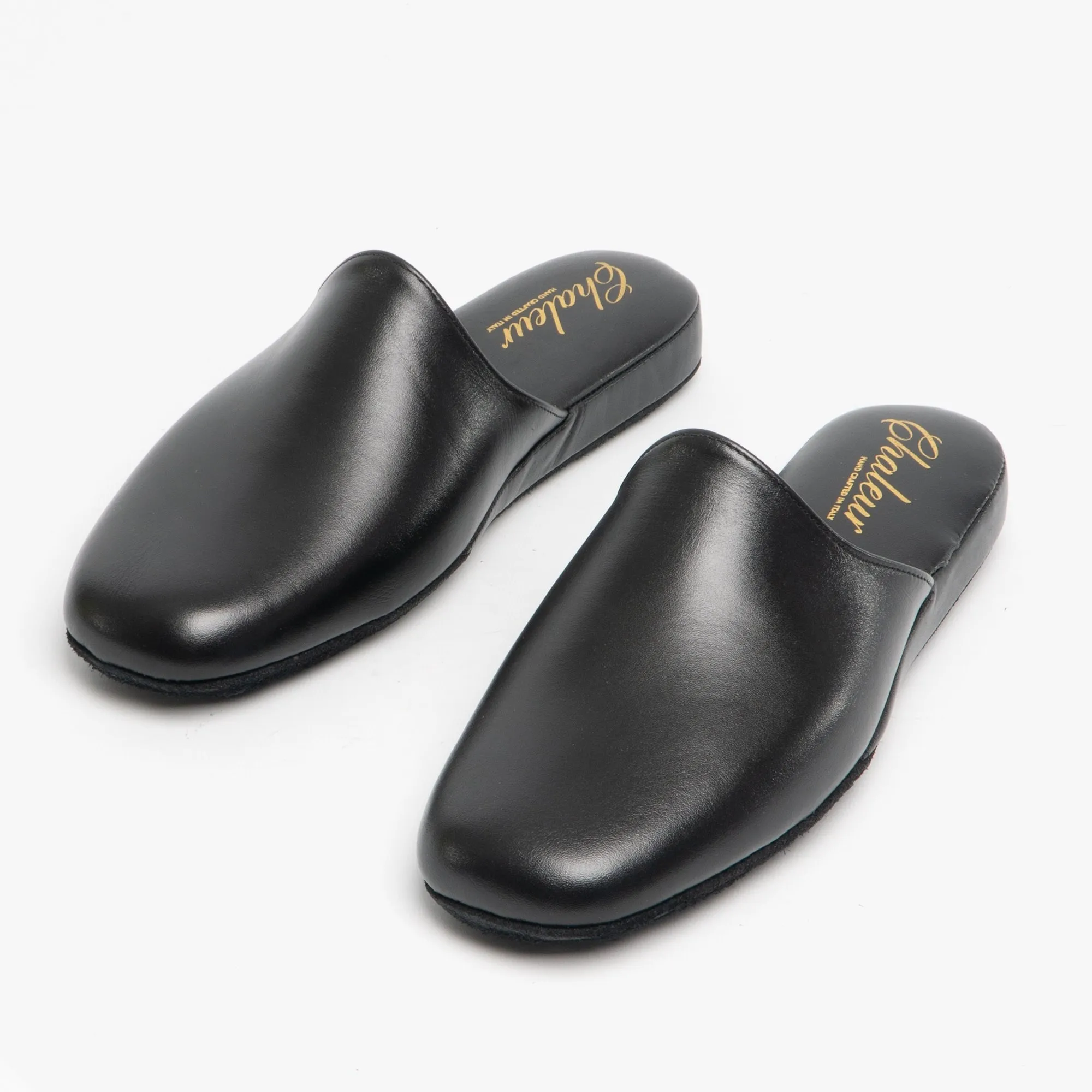Chaleur LUCA Mens Mule Slippers Black