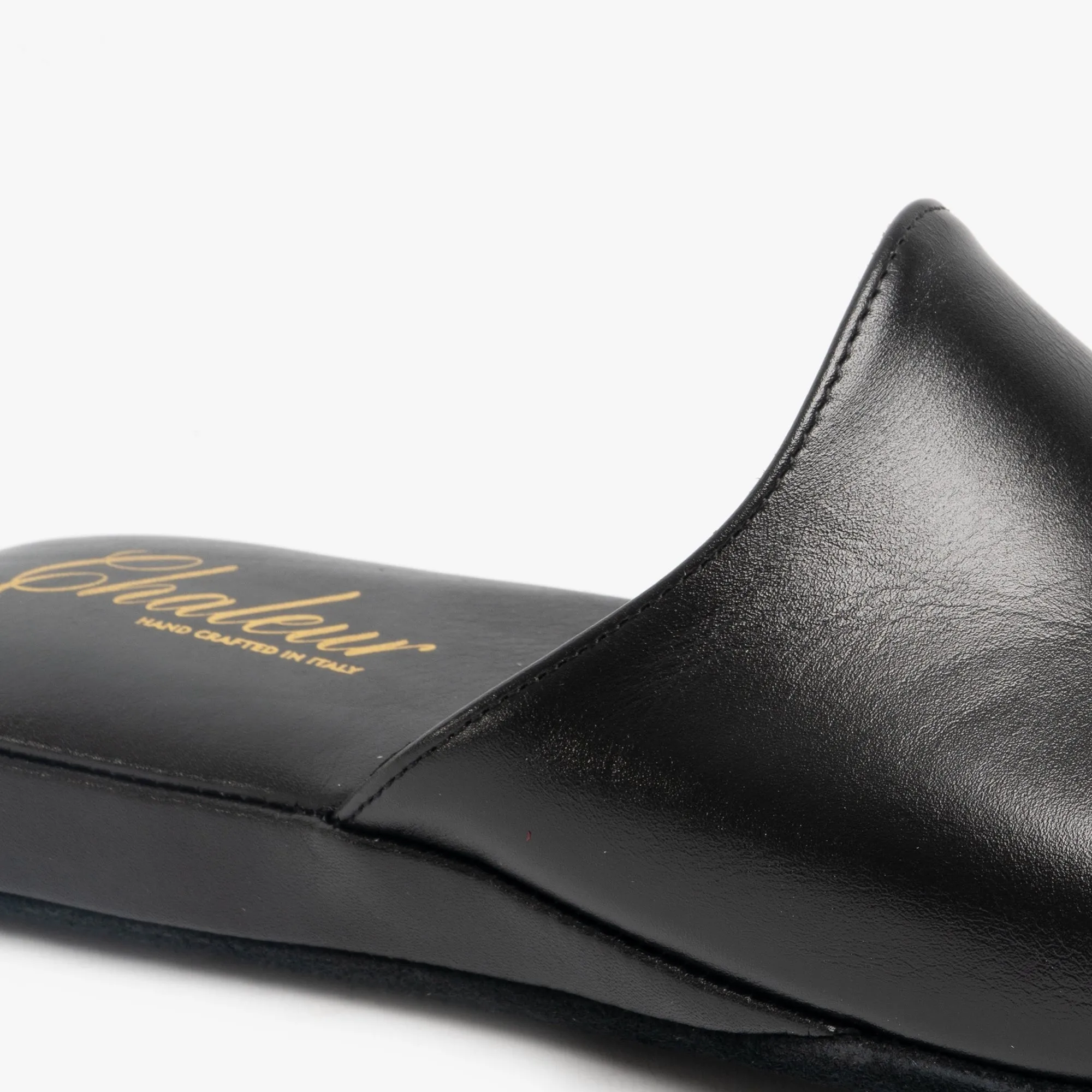 Chaleur LUCA Mens Mule Slippers Black