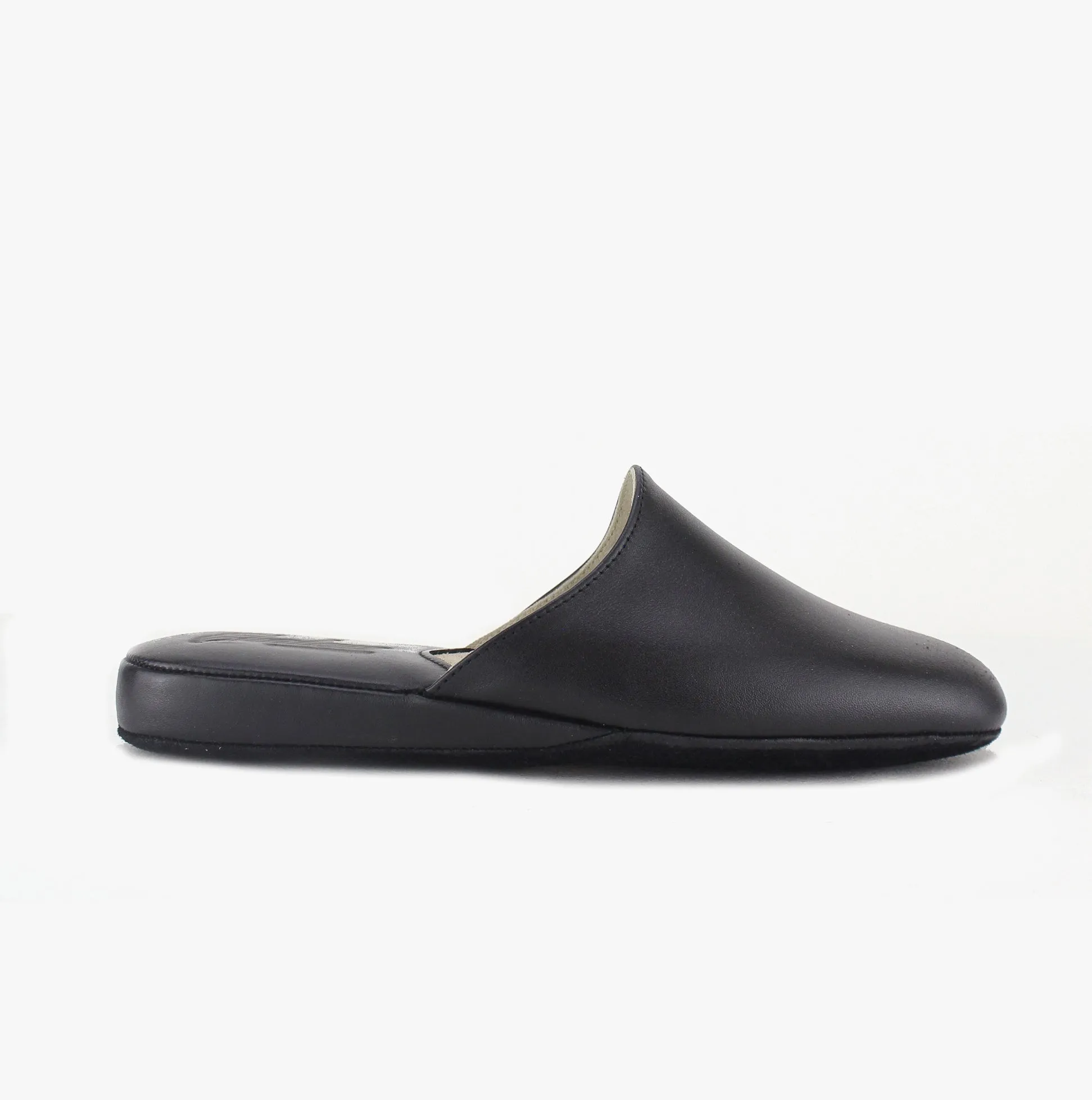 Chaleur LUCA Mens Mule Slippers Black