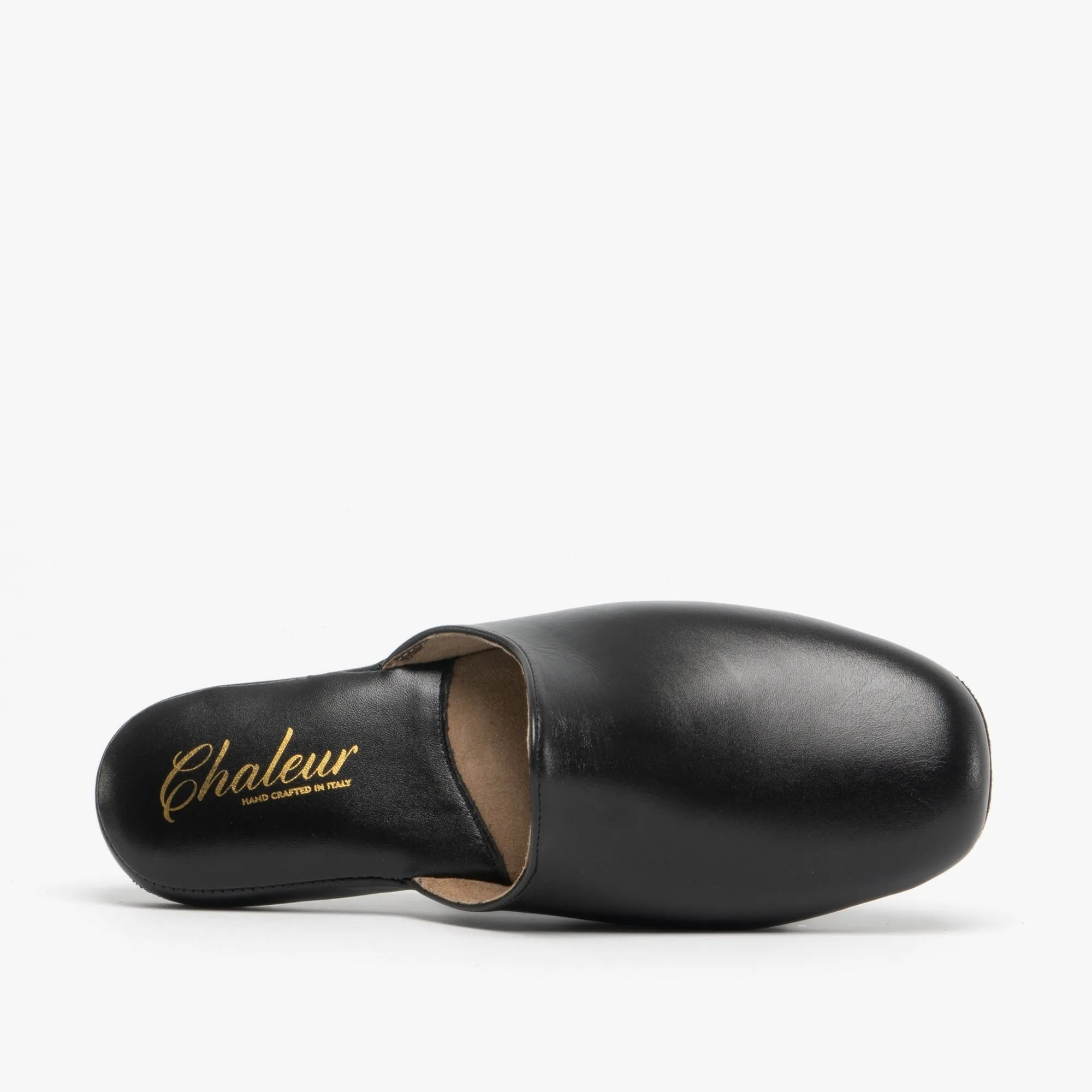 Chaleur LUCA Mens Mule Slippers Black