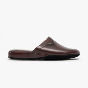 Chaleur PIERO Mens Mule Slippers Bordeaux