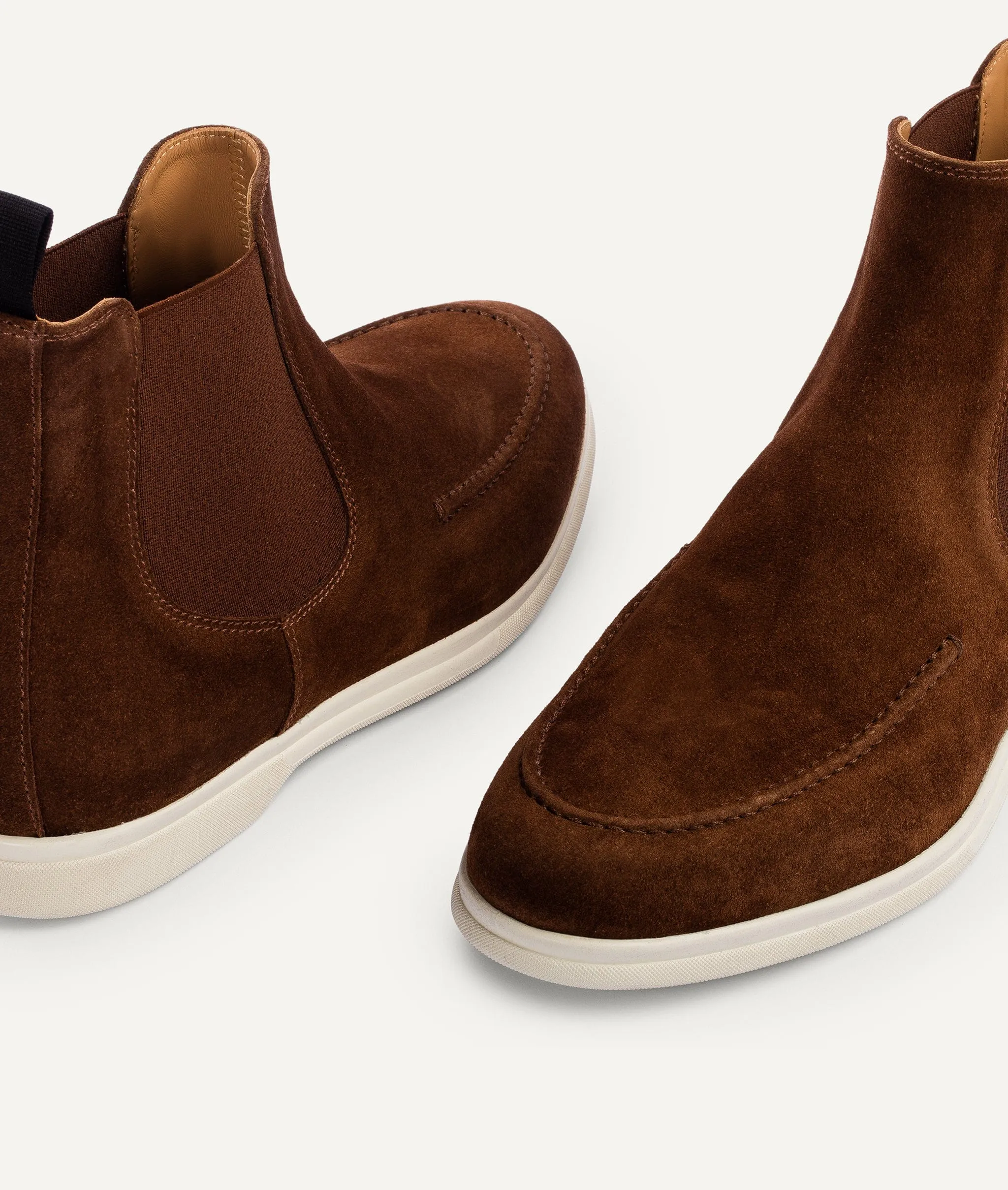 Chelsea Boot Slipper in Suede