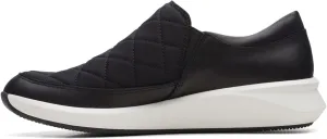 Clarks Un Rio Spark Leather Sneaker, 10, Black