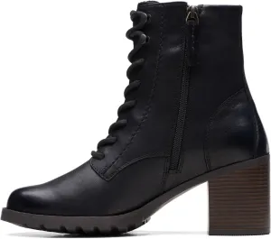 Clarks Unisex Clarkwell Lace Sneaker, Black WLin, 0 US Women