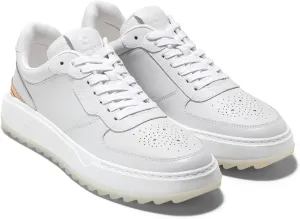 Cole Haan Men's Grandpro Crossover Golf Sneaker, Optic White/White, 13 Wide