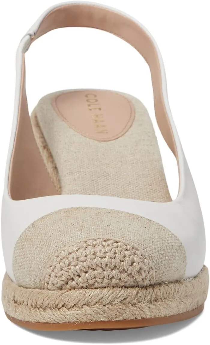 Cole Haan Women's Cloudfeel Espadrille Wedge Slingback 80 Mm