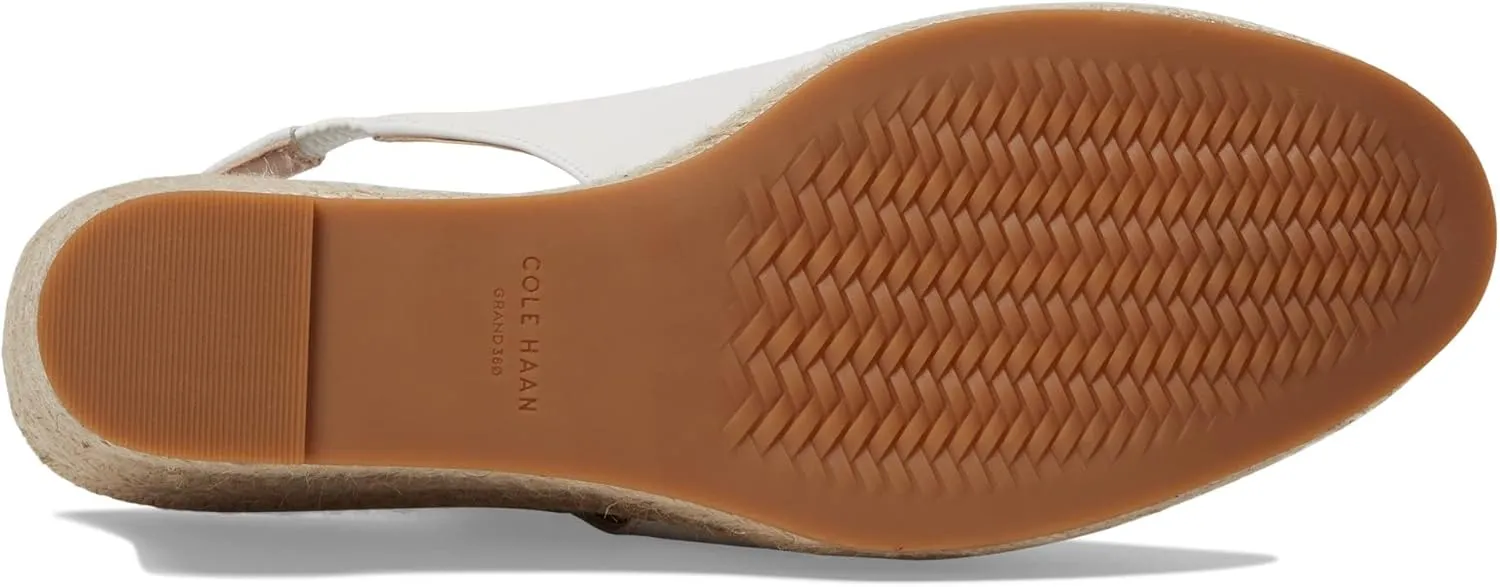 Cole Haan Women's Cloudfeel Espadrille Wedge Slingback 80 Mm