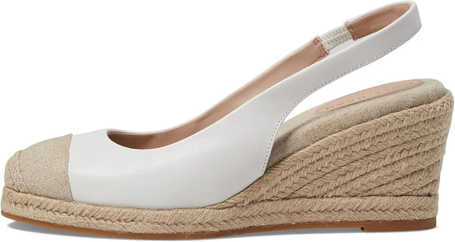 Cole Haan Women's Cloudfeel Espadrille Wedge Slingback 80 Mm