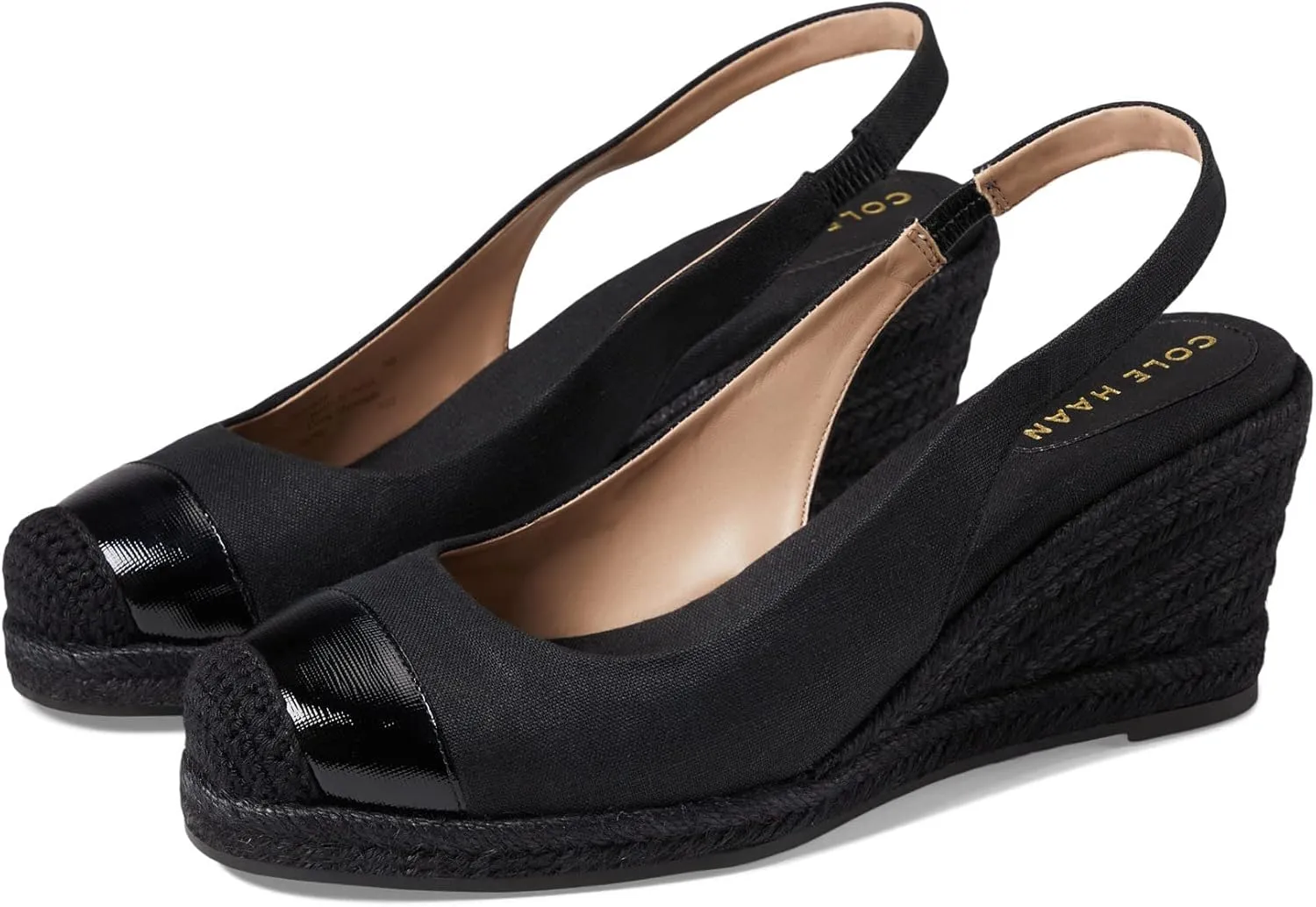 Cole Haan Women's Cloudfeel Espadrille Wedge Slingback 80 Mm