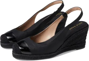 Cole Haan Women's Cloudfeel Espadrille Wedge Slingback 80 Mm