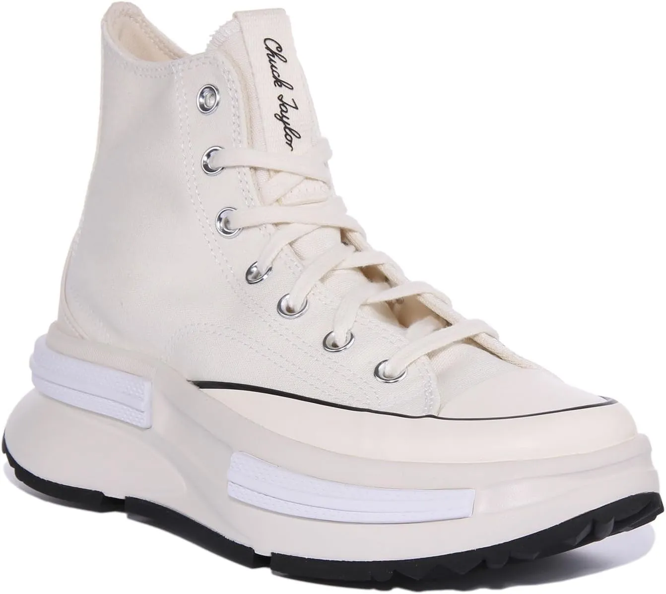 Converse Men's Gymnastics Shoes Sneaker, Egret Black White, 7 US