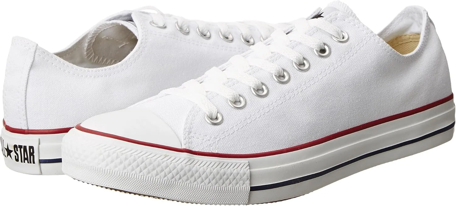 Converse Unisex Chuck Taylor All Star Classic Sneaker (4.5 D(M) US Men / 6.5 B(M) US Men, Optical White.)