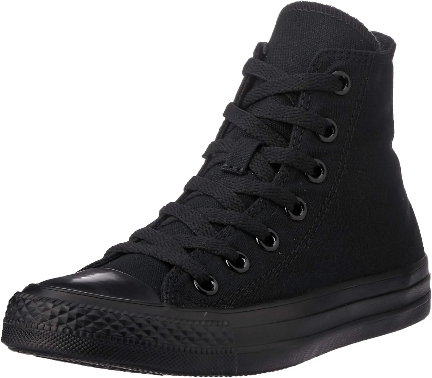 Converse Unisex Chuck Taylor All Star Hi Top Sneaker Shoes (10.5 D(M) US, Black Monochrome)