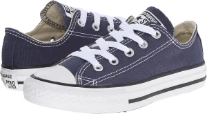 Converse Unisex Low Heel, Slip-on, Navy White, 9.5 US Women