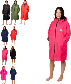 COR Surf Swim Parka for Youth and Adults | Heavy-Duty Weatherproof Swimming Jacket with Size Options for Men, Women and Kids
