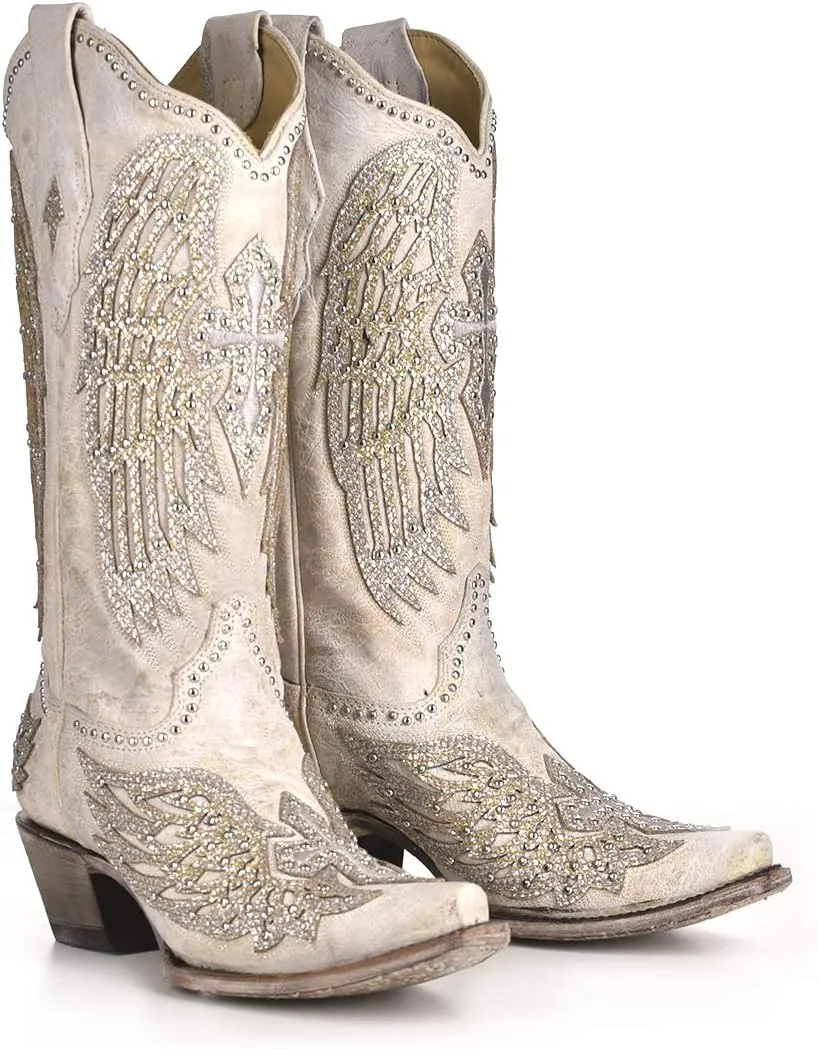 CORRAL Women's Angela Western Boot Snip Toe