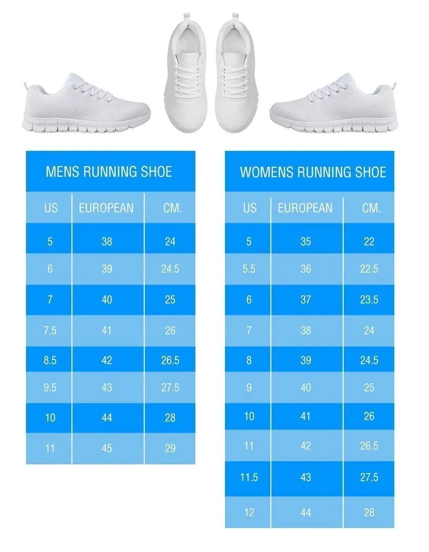 Customized Dog Print Running Shoes For Women-Express Shipping-Designed By Camilla Sanner