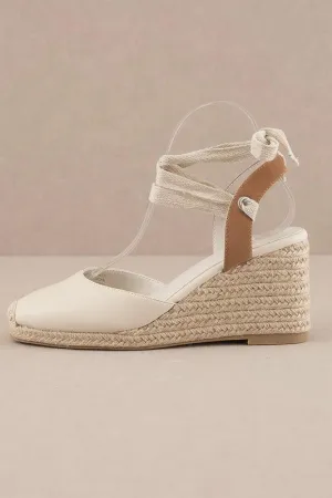 D-ALONDRA-ESPADRILLE, LACE UP, WEDGE