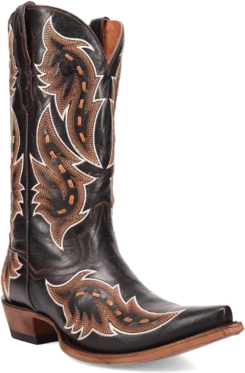 Dan Post Racer Leather Boots Western