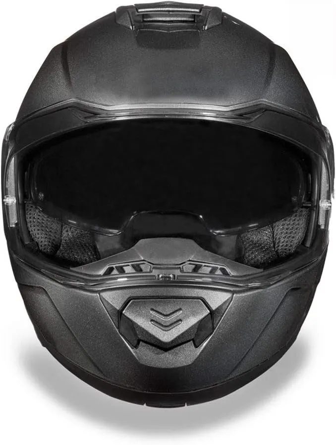 Daytona Helmets Glide Modular Motorcycle Helmet - DOT Approved Flip Up Motorcycle Helmet - Bluetooth Ready Full Face Motorcycle Helmet with Dual Visors for Men, Women & Youth