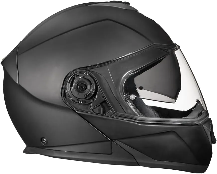 Daytona Helmets Glide Modular Motorcycle Helmet - DOT Approved Flip Up Motorcycle Helmet - Bluetooth Ready Full Face Motorcycle Helmet with Dual Visors for Men, Women & Youth