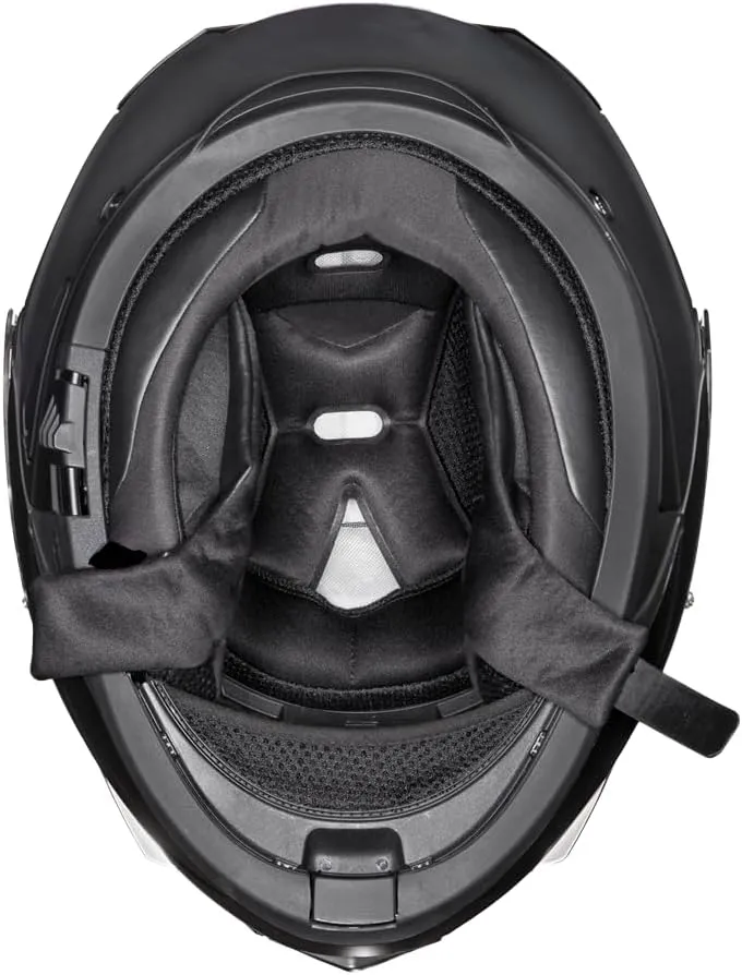Daytona Helmets Glide Modular Motorcycle Helmet - DOT Approved Flip Up Motorcycle Helmet - Bluetooth Ready Full Face Motorcycle Helmet with Dual Visors for Men, Women & Youth