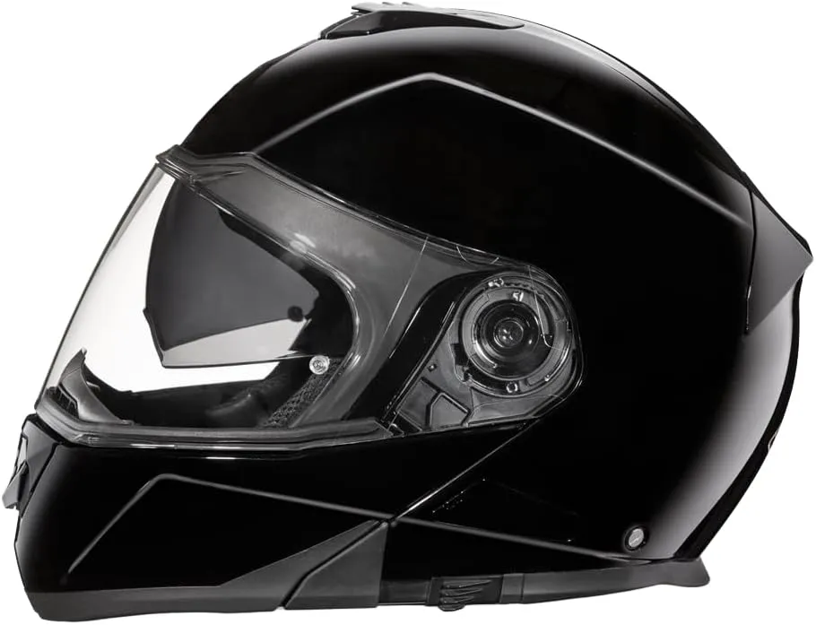 Daytona Helmets Glide Modular Motorcycle Helmet - DOT Approved Flip Up Motorcycle Helmet - Bluetooth Ready Full Face Motorcycle Helmet with Dual Visors for Men, Women & Youth