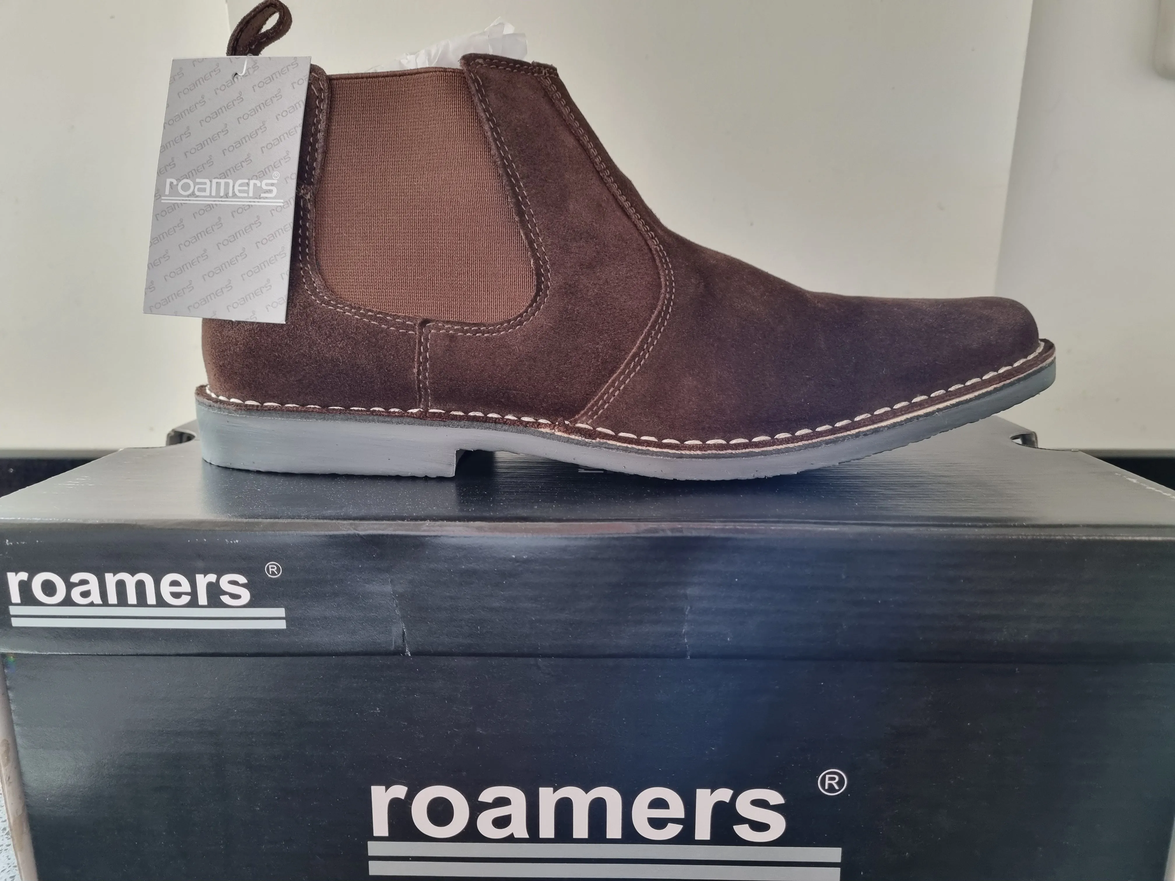 Desert Boot by Roamers - Chelsea Chocolate Suede (M765DBS)