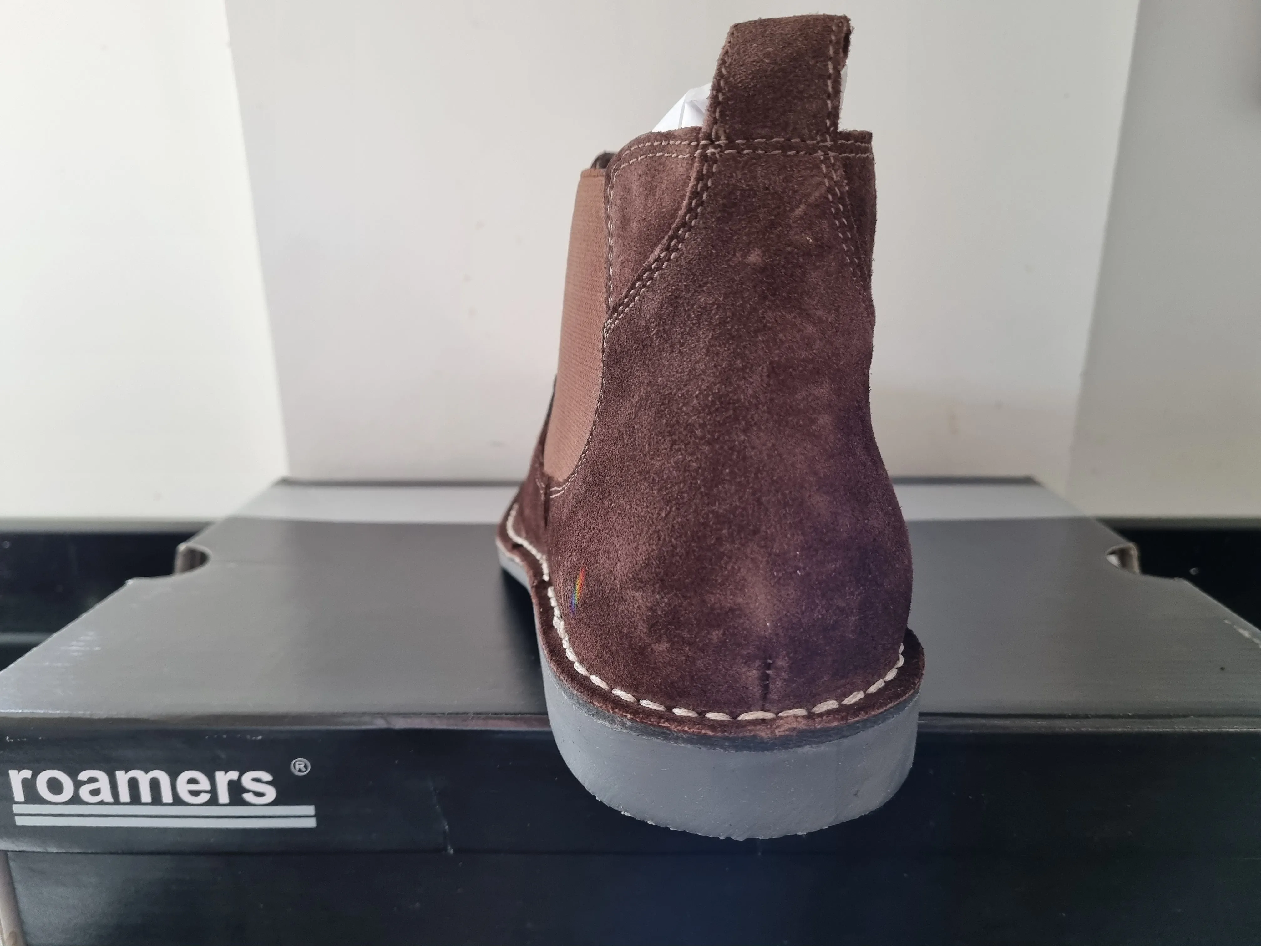 Desert Boot by Roamers - Chelsea Chocolate Suede (M765DBS)