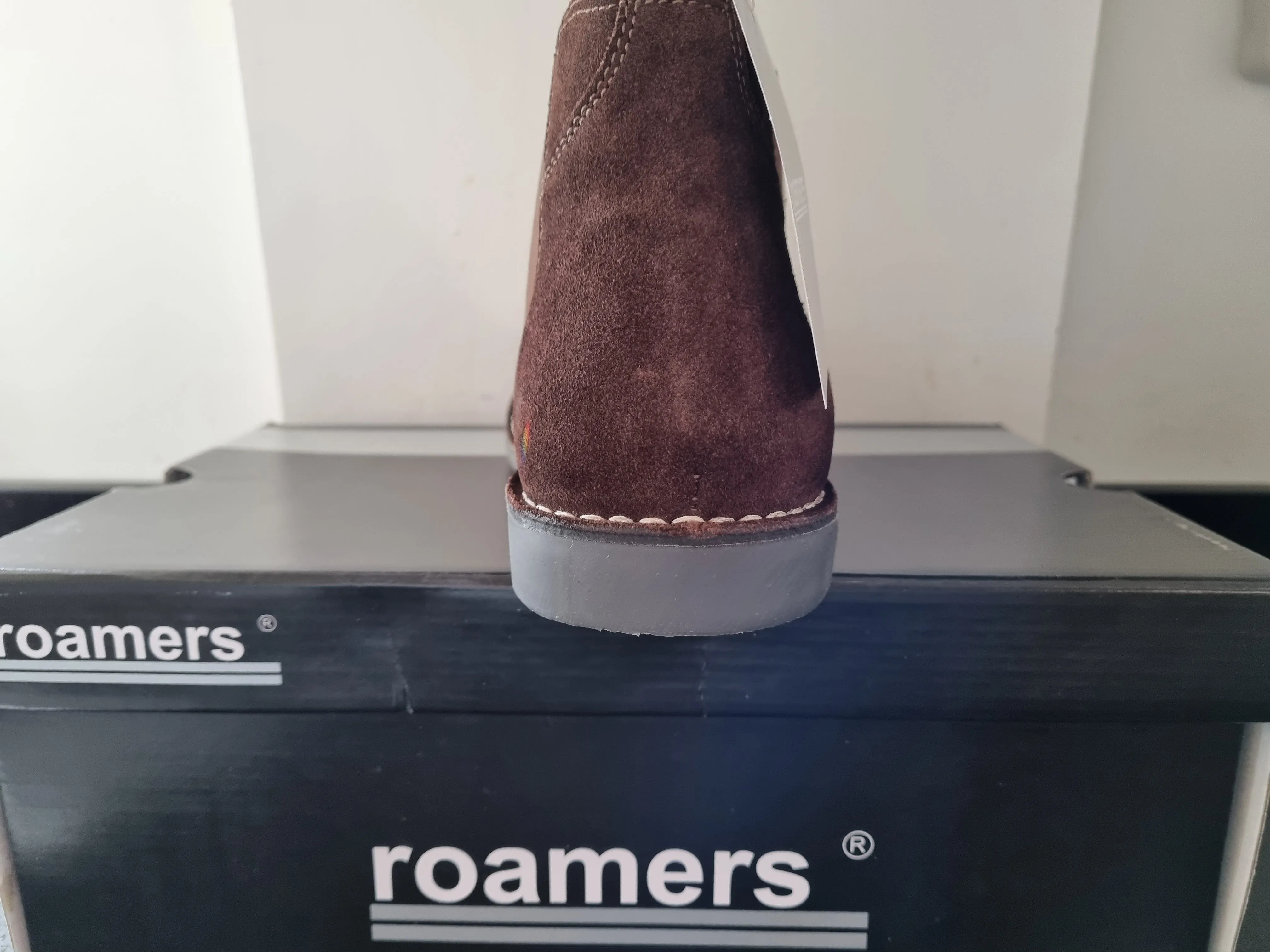 Desert Boot by Roamers - Chelsea Chocolate Suede (M765DBS)