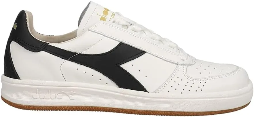 Diadora Mens B.Elite H Italia Sport Lace Up Sneakers Shoes Casual - White - Size 4.5 M