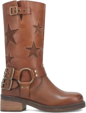 Dingo Women's Blacklist Leather Boot Fashion, Brown, 11
